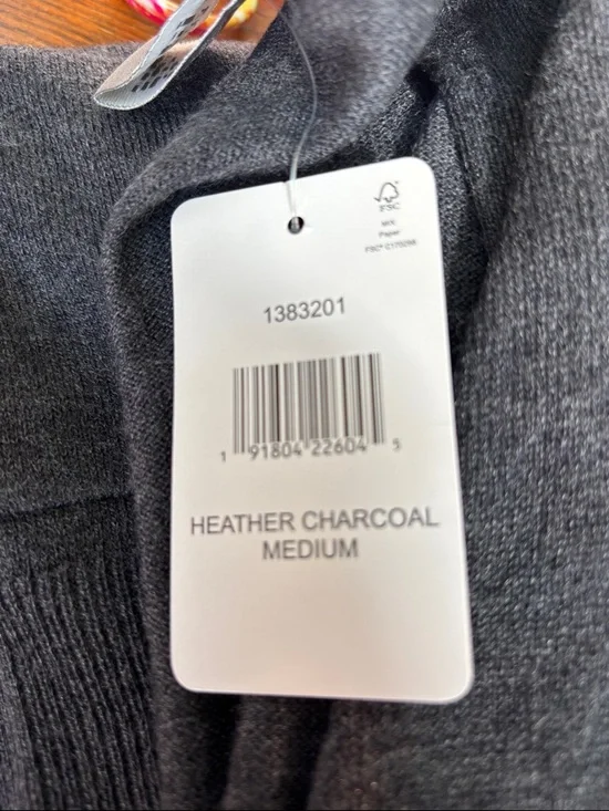 Matty M Open-Front Longline NWT  Cardigan Heather Gray Women’s M - Picture 6 of 6